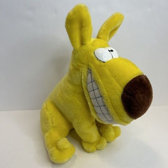 Grimmy Plush Vintage Mother Goose 1987 Stuffed Animal Toy Yellow Vintage - Picture 1 of 6